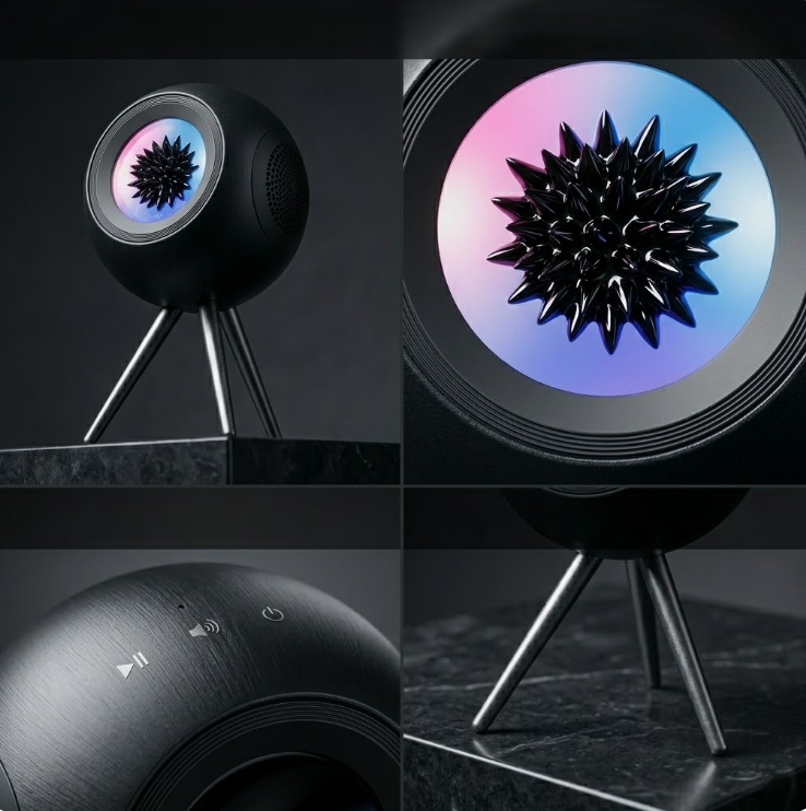 VENOM BALL // FERROFLUID SPEAKER 01