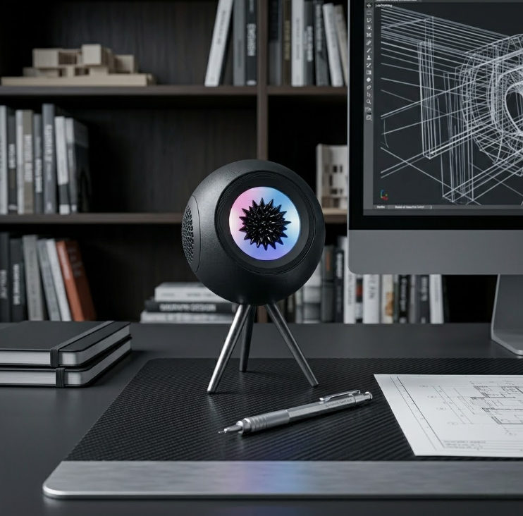 VENOM BALL // FERROFLUID SPEAKER 01