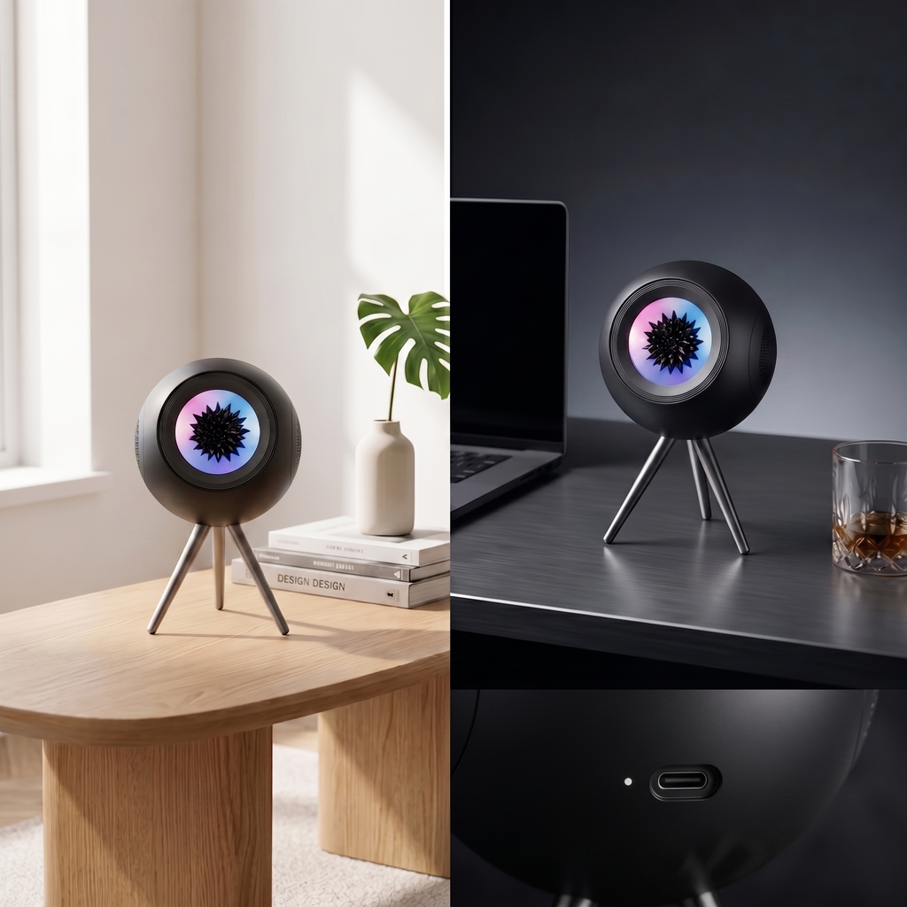 VENOM BALL // FERROFLUID SPEAKER 01